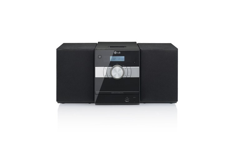 LG Micro-Hi-Fi-Anlage mit CD-Player, USB Anschluss und kompatibel für iPod/iPhone, XP16