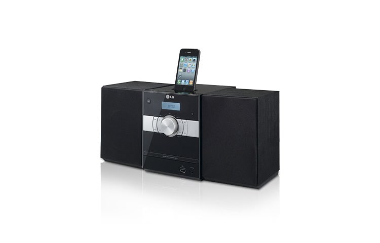 LG Micro-Hi-Fi-Anlage mit CD-Player, USB Anschluss und kompatibel für iPod/iPhone, XP16