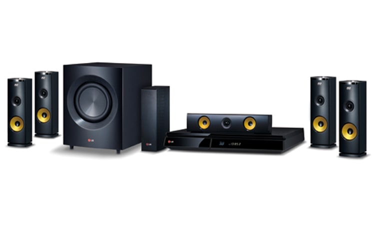 LG 9.1 3D Blu-ray Heimkinosystem mit gelben Aramidlautsprechern, Smart TV und Private Sound Mode, BH9230BW