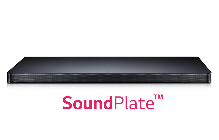 LG SoundPlate™ 4.1 Soundsystem mit integrierten Dual-Subwoofern und schlankem Design (nur 35mm hoch), LAP340