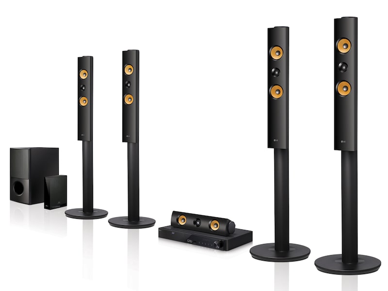 LG Smart Home Cinema 3D Blu-ray™ / DVD Heimkino-System, LHB755W