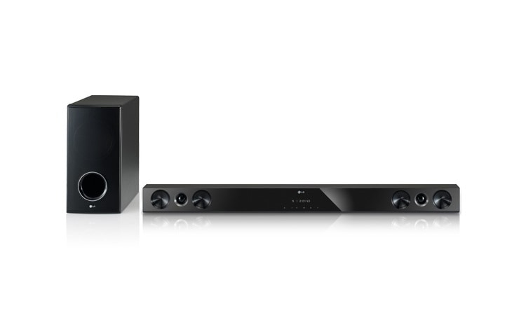 LG 2.1 Soundbar mit 300 Watt Musikleistung, Dolby Digital und kabellosem Subwoofer, NB3520A