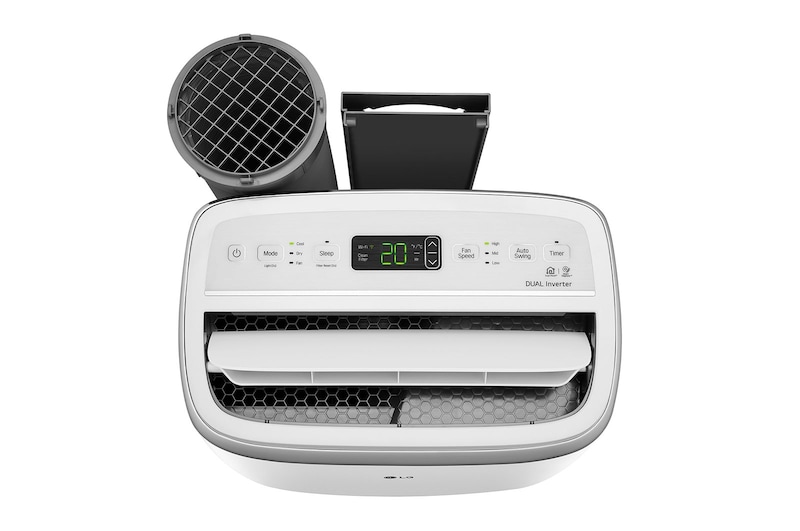 LG 11.000 BTU (Kühlkapazität: 35℃/RH: 80%) Tragbares Dual-Inverter-Klimagerät mit Smart WLAN , PA11WS