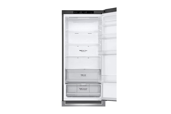 LG Kühl-Gefrierkombination | 384 Liter Nutzinhalt | Energieeffizienzklasse C | Edelstahl | 203cm hoch | Smart Inverter Compressor®️ | GBP62PZNCC1, GBP62PZNCC1