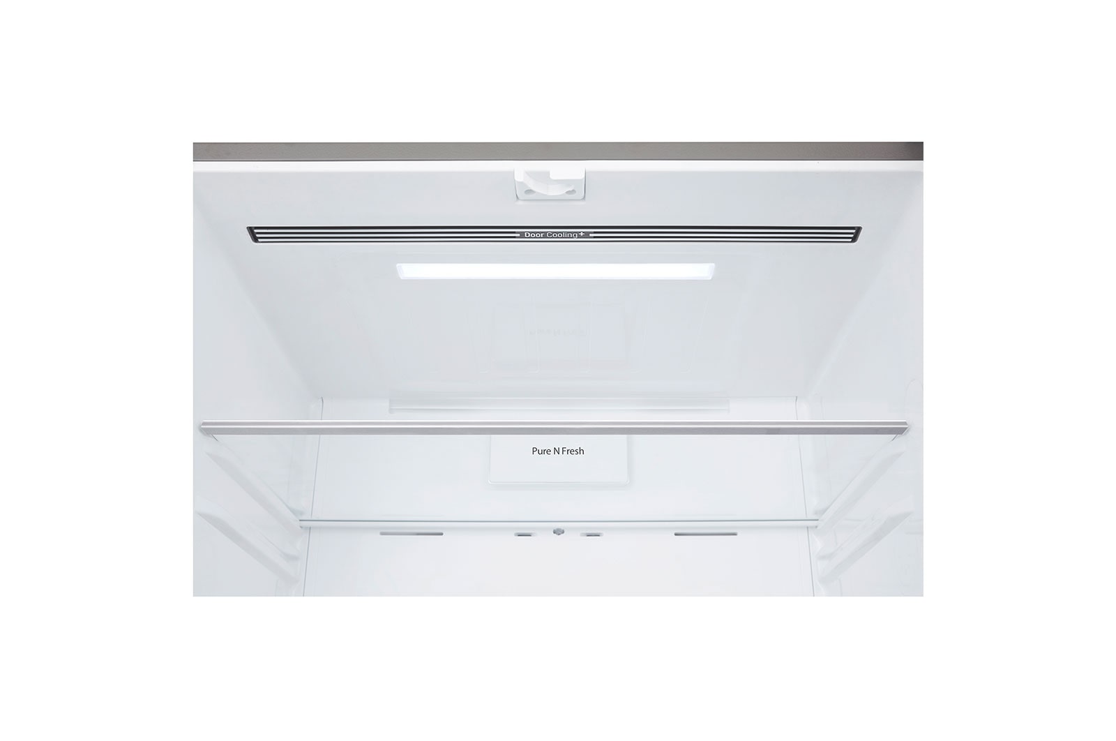 LG Schmaler French-Door-Kühlschrank mit Door-in-Door™ | 506 Liter Kapazität | Eis-, Crushed Ice- und Wasserspender | Door Cooling+™ | Total No-Frost, GML844PZKZ