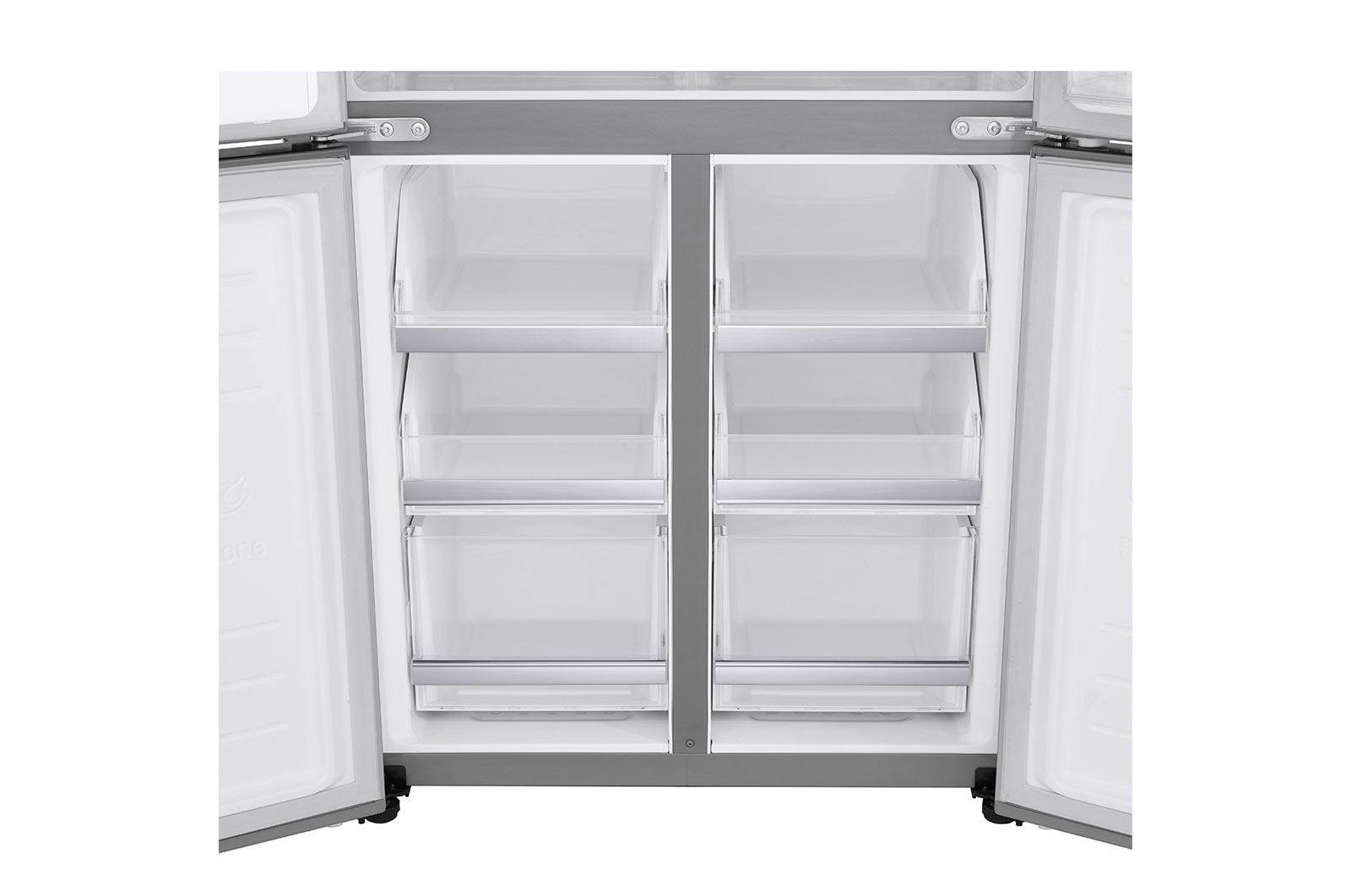LG Schmaler French-Door-Kühlschrank mit Door-in-Door™ | 506 Liter Kapazität | Eis-, Crushed Ice- und Wasserspender | Door Cooling+™ | Total No-Frost, GML844PZKZ