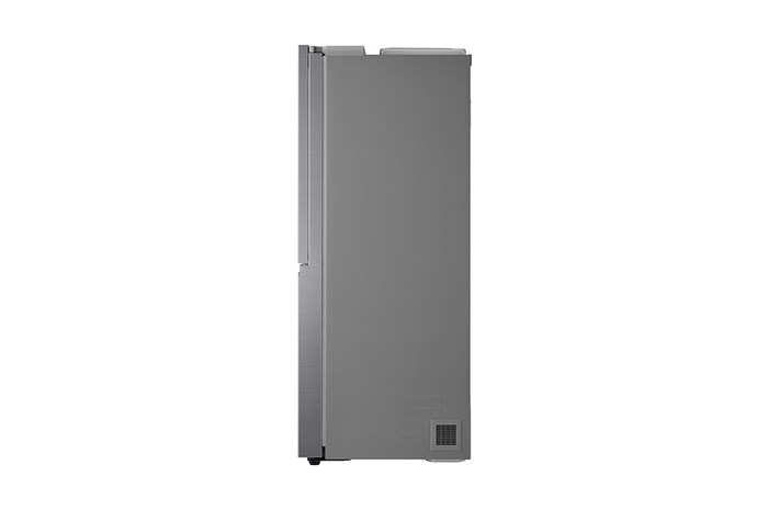 LG Side-by-Side mit Door-in-Door ® | Eis-, Crushed Ice- und Wasserspender  | 635 Liter Kapazität | Energieeffizienzklasse E | Interner Wassertank | Platinum Silver | GSJV51PZTE, GSJV51PZTE