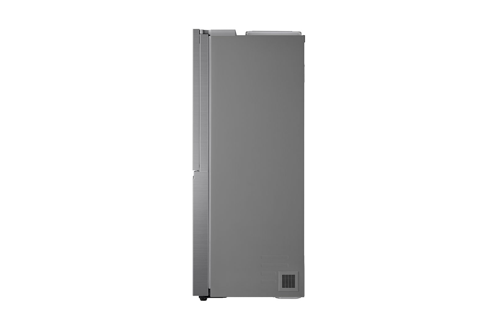LG Side-by-Side mit Door-in-Door ® | Eis-, Crushed Ice- und Wasserspender  | 635 Liter Kapazität | Energieeffizienzklasse E | Interner Wassertank | Platinum Silver | GSJV51PZTE, GSJV51PZTE