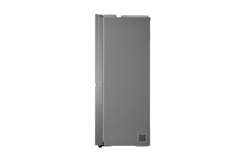 LG Side-by-Side mit Door-in-Door ® | Eis-, Crushed Ice- und Wasserspender  | 635 Liter Kapazität | Energieeffizienzklasse E | Interner Wassertank | Platinum Silver | GSJV51PZTE, GSJV51PZTE
