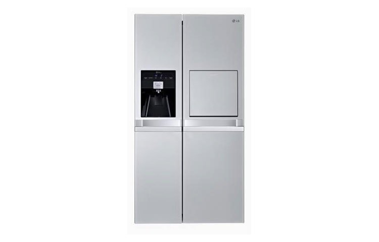 LG Side-by-Side | 540l Nutzinhalt | Platinum-Silber | mit Festwasseranschluss, GSP545PVQV