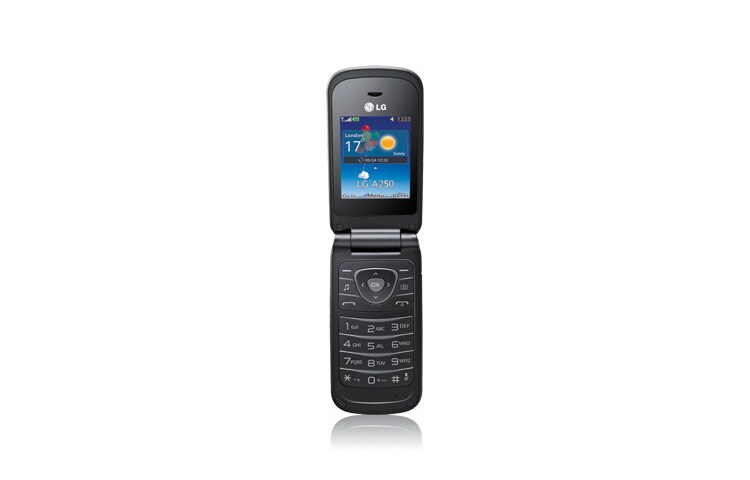 LG Klapphandy mit Kamera, Bluetooth 2.1 und SNS-Client, A250