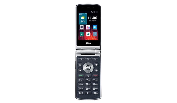 LG WineSmart Android Mobiltelefon mit 1,1 GHz Quadcore-Prozessor, 1 GB RAM Arbeitsspeicher und 3,15 MP Kamera, H410