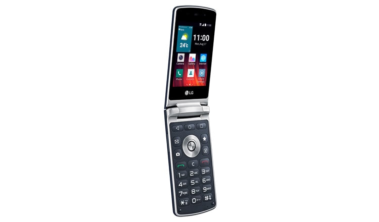LG WineSmart Android Mobiltelefon mit 1,1 GHz Quadcore-Prozessor, 1 GB RAM Arbeitsspeicher und 3,15 MP Kamera, H410