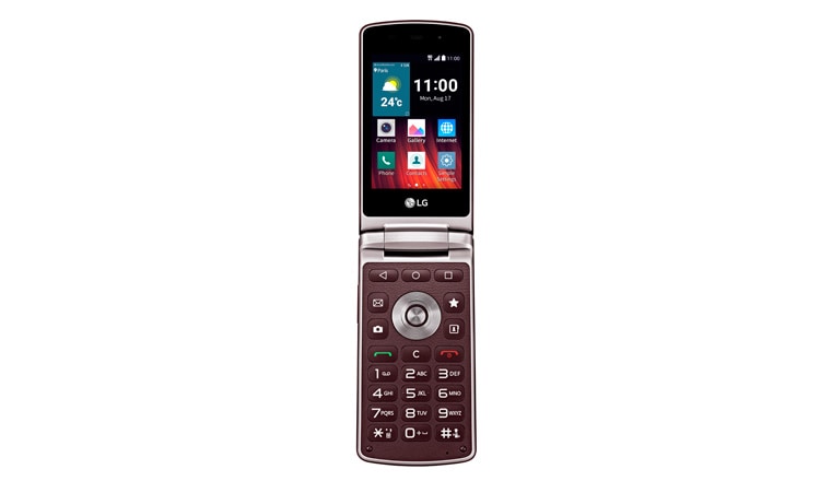 LG WineSmart Android Mobiltelefon mit 1,1 GHz Quadcore-Prozessor, 1 GB RAM Arbeitsspeicher und 3,15 MP Kamera, H410