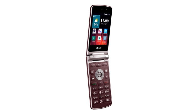 LG WineSmart Android Mobiltelefon mit 1,1 GHz Quadcore-Prozessor, 1 GB RAM Arbeitsspeicher und 3,15 MP Kamera, H410