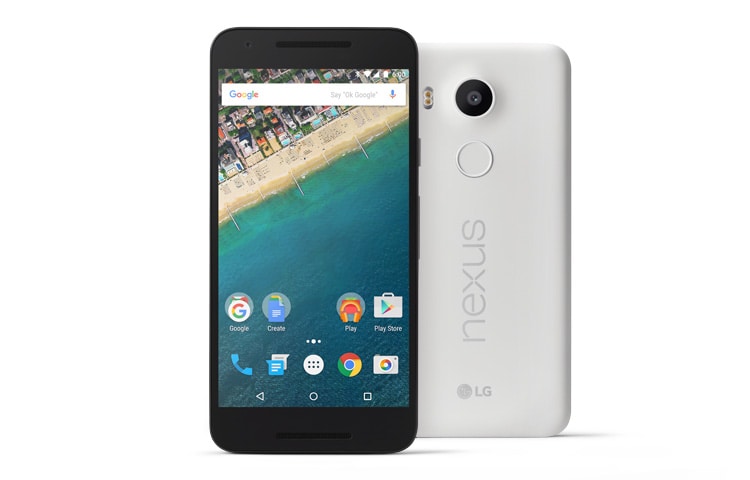LG Nexus 5X Android Smartphone mit 5,2 Zoll Full HD Display, 12,3 MP Kamera und Fingerabdrucksensor, H791