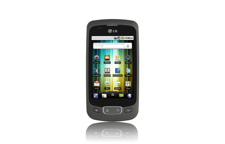 LG OPTIMUS One Smartphone mit 3,2-Zoll-HVGA-Bildschirm, 3 MP Kamera und Android 2.2 Froyo, P500