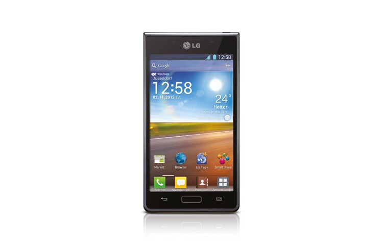 LG OPTIMUS L7 Stylisches Smartphone mit 4,3 Zoll NOVA Display, Android 4.0 & NFC, P700