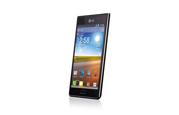 LG OPTIMUS L7 Stylisches Smartphone mit 4,3 Zoll NOVA Display, Android 4.0 & NFC, P700