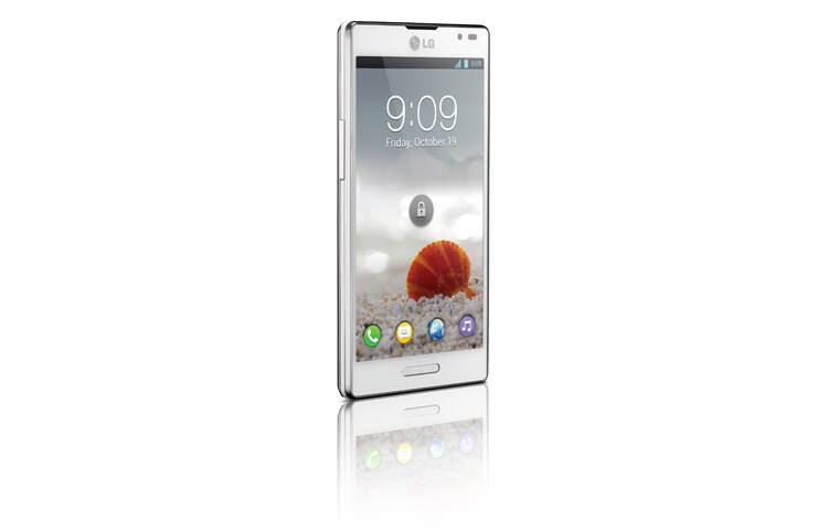 LG OPTIMUS L9 Stylisches Smartphone mit 11,9 cm (4,7 Zoll) großen qHD-Touchscreen, 1,0 GHz Dual Core-Prozessor und 2.150-mAh-Akku mit SiO+ Technologie, P760