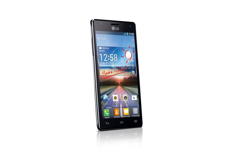 LG OPTIMUS 4X HD Smartphone mit 11,9 cm (4,7 Zoll) großem True HD-IPS-Display, 1,5-GHz-Quad-Core-Performance und starkem 2.150-mAh-Akku, P880