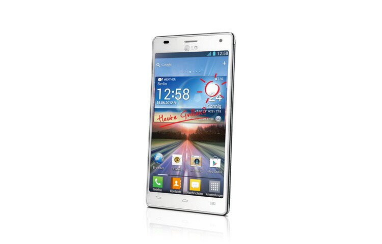 LG OPTIMUS 4X HD Smartphone mit 11,9 cm (4,7 Zoll) großem True HD-IPS-Display, 1,5-GHz-Quad-Core-Performance und starkem 2.150-mAh-Akku, P880