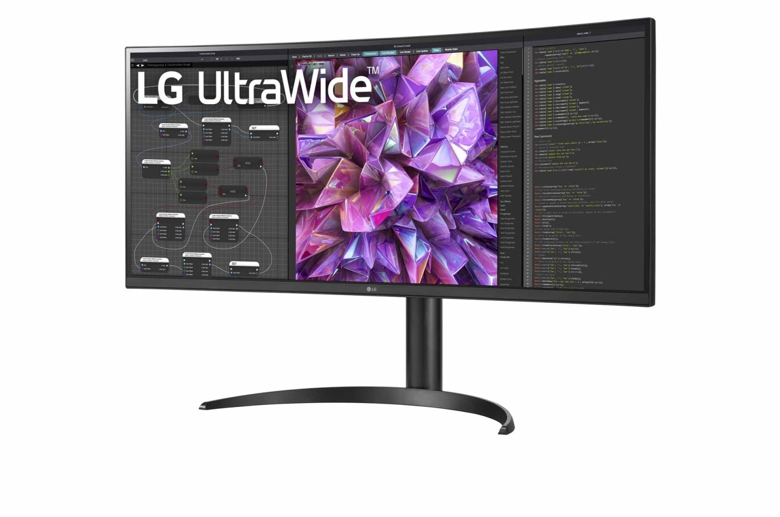 LG Curved 21:9-UltraWide™-Monitor mit 34 Zoll und QHD (3.440 x 1.440), 34WQ75X-B