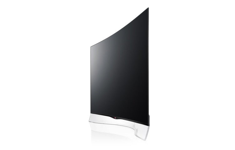 LG CURVED OLED CINEMA 3D Smart TV mit gebogenem 138 cm (55 Zoll) Display und transparentem Standfuss, 55EA9709