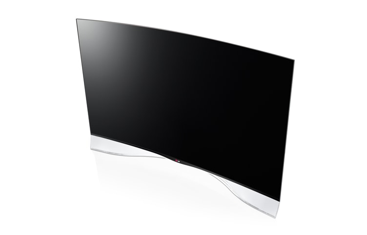 LG CURVED OLED CINEMA 3D Smart TV mit gebogenem 138 cm (55 Zoll) Display und transparentem Standfuss, 55EA9709