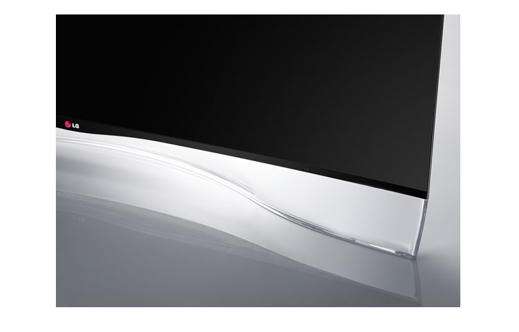 LG CURVED OLED CINEMA 3D Smart TV mit gebogenem 138 cm (55 Zoll) Display und transparentem Standfuss, 55EA9709