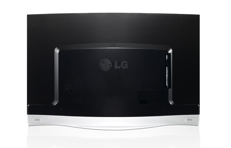 LG CURVED OLED CINEMA 3D Smart TV mit gebogenem 138 cm (55 Zoll) Display und transparentem Standfuss, 55EA9809