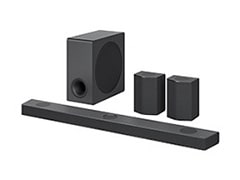 Schrägansicht der LG Sound Bar S95QR