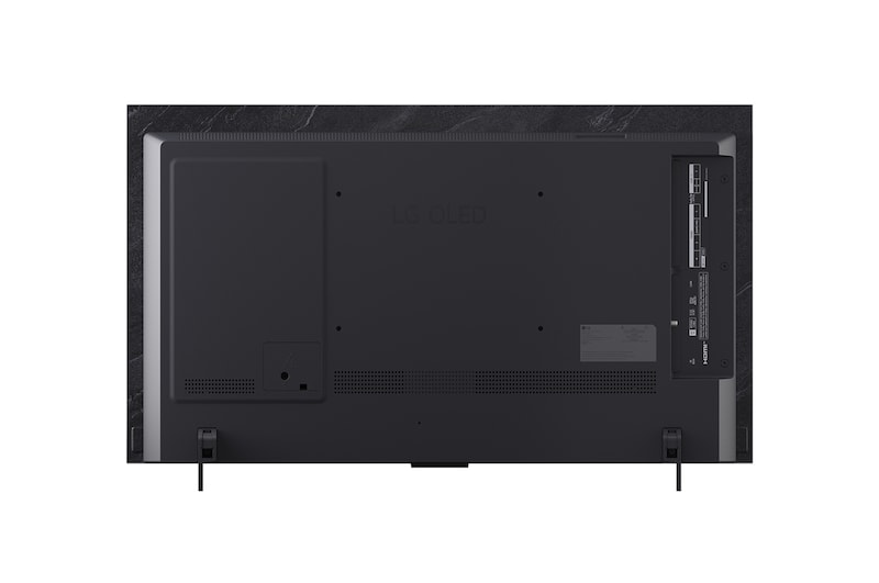 Rückansicht des LG OLED evo AI C5 4K Smart TV.