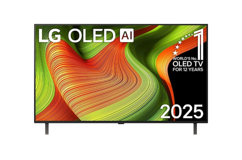 Vorderseite von 48 Zoll LG OLED AI B5 4K Smart TV OLED48B59LA