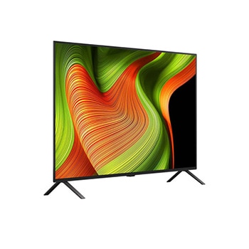 Leicht seitliche Ansicht des LG OLED AI B5 4K Smart TV.