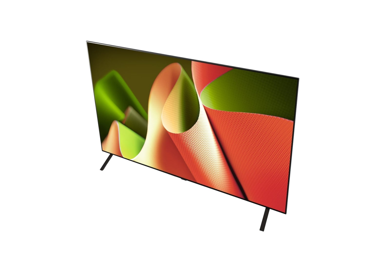 Schräge Ansicht des LG OLED TV B4 von oben