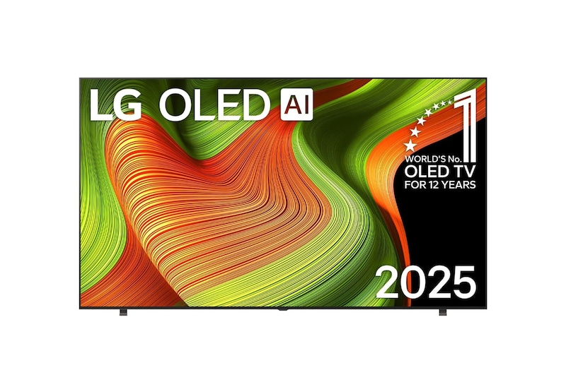 Vorderseite von 83 Zoll LG OLED AI B5 4K Smart TV OLED83B59LA