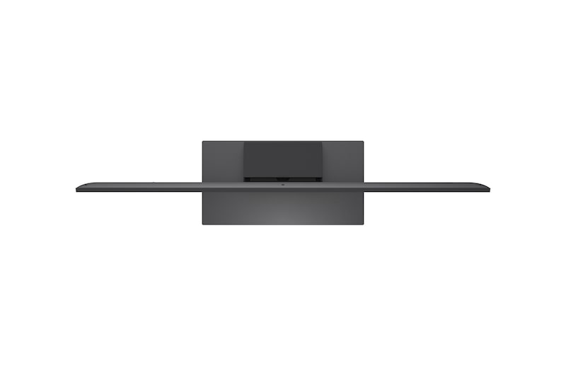 LG AI Magic Remote vor einem LG TV-Bildschirm. Auf dem Bildschirm erscheint eine personalisierte Begrüßung durch die LG KI mit benutzerdefinierten Schlüsselwörtern, die auf dem Such- und Sehverlauf des Benutzers basieren. An der Fernbedienung befinden sich ein Symbol und ein Hinweis darauf, dass die AI Concierge-Funktion mit einem kurzen Druck auf die KI-Schaltfläche leicht zugänglich ist.