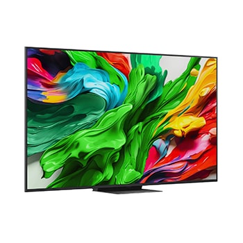 LG AI Magic Remote mit hervorgehobener KI-Schaltfläche. Rundherum befinden sich die verschiedenen Funktionen, auf die ein Benutzer über die Schaltfläche zugreifen kann. AI Voice ID, AI Search, AI Chatbot, AI Concierge, AI Picture Wizard, AI Sound Wizard. Der Text erklärt, dass die LG AI Magic Remote dein KI-Erlebnis mit einer speziellen KI-Schaltfläche vervollständigt und wie eine Maus in der Luft verwendet werden kann. Einfach zeigen und klicken.
