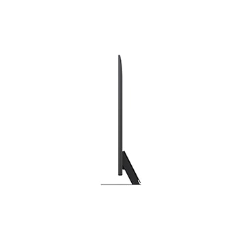 Linke Seitenansicht des LG QNED evo QNED85 TV