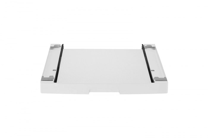 LG Weißer Anschluss für Waschmaschine/Trockner mit ausziehbarem Fachboden - DSTWH, DSTWH