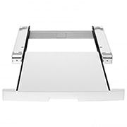 LG Weißer Anschluss für Waschmaschine/Trockner mit ausziehbarem Fachboden - DSTWH, DSTWH