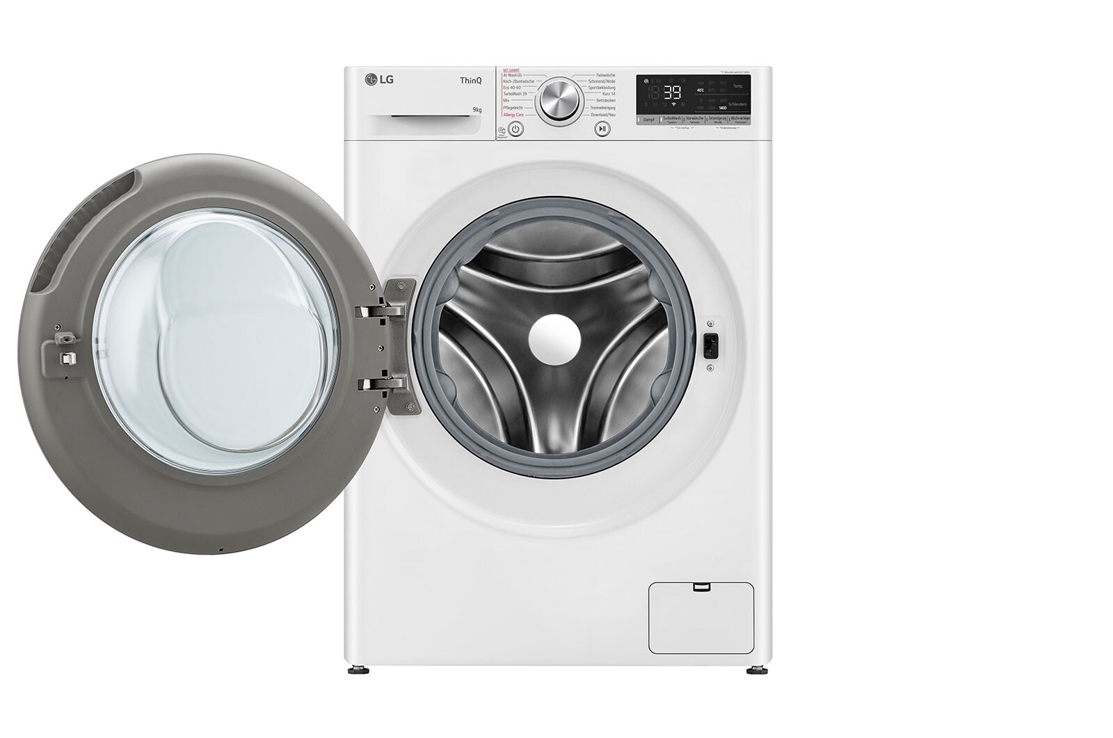 LG Waschmaschine | 9 kg | EKK A | AI DD® | 1400 U./Min | Steam | TurboWash® 360° | F4WR7091, F4WR7091