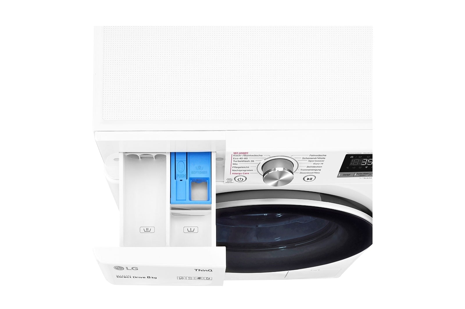 LG Waschmaschine | 8 kg | Energieeffizienzklasse A | AI DD® | Steam | TurboWash® 360°, F4WV708P1E