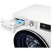 LG Waschmaschine mit AI DD® | 10,5 kg | Energieeffizienzklasse A | 1.400 U./Min. | Steam | TurboWash® 360° | Wi-Fi-Funktion, F4WV710P1E
