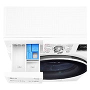 LG Waschmaschine mit AI DD® | 10,5 kg | Energieeffizienzklasse A | 1.400 U./Min. | Steam | TurboWash® 360° | Wi-Fi-Funktion, F4WV710P1E