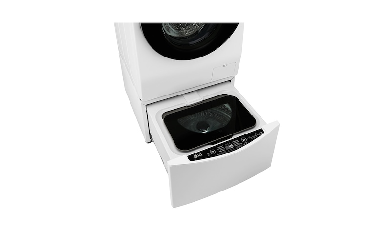LG TWINWash™ Mini-Waschmaschine I 2 KG Toplader I Zubehör zu einer Hauptmaschine aus der TWINWash™ Serie I Ideal für kleine, alltägliche Wäsche, Feinwäsche und empfindliche Kleidung, T7WM2Mini
