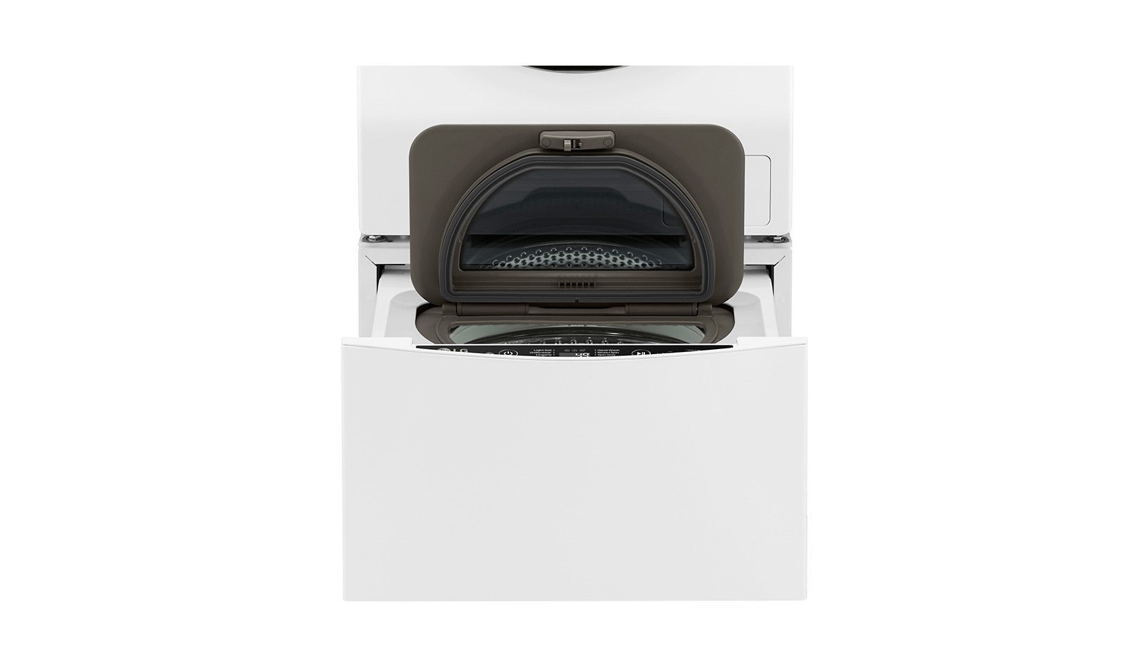 LG TWINWash™ Mini-Waschmaschine I 2 KG Toplader I Zubehör zu einer Hauptmaschine aus der TWINWash™ Serie I Ideal für kleine, alltägliche Wäsche, Feinwäsche und empfindliche Kleidung, T7WM2Mini