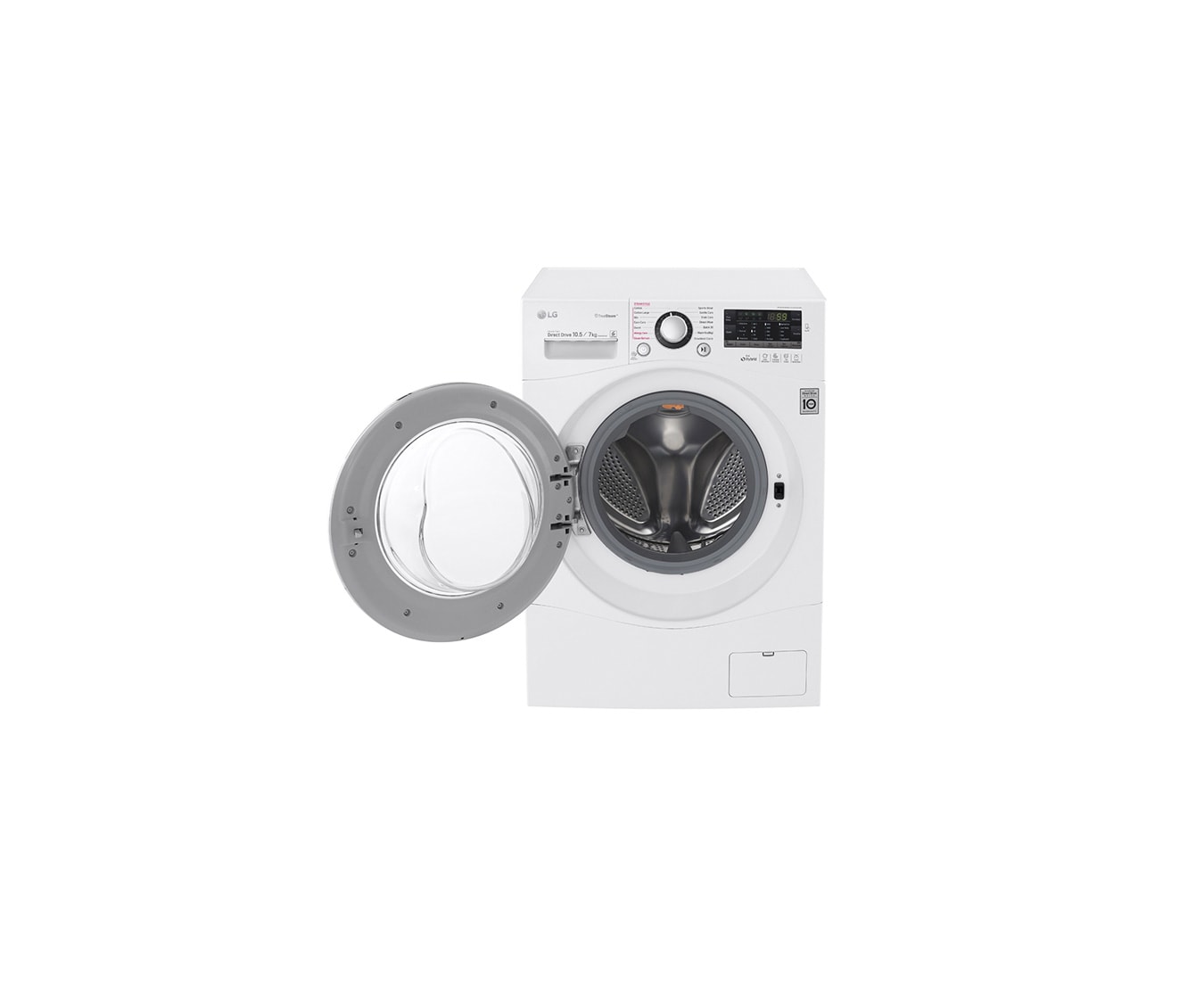 LG Waschtrockner mit ECO Hybrid System, NFC und 6 Motion DIRECT DRIVE™. 10,5 Kg Waschen / 7 kg Trocknen., F14A8JDH2NH