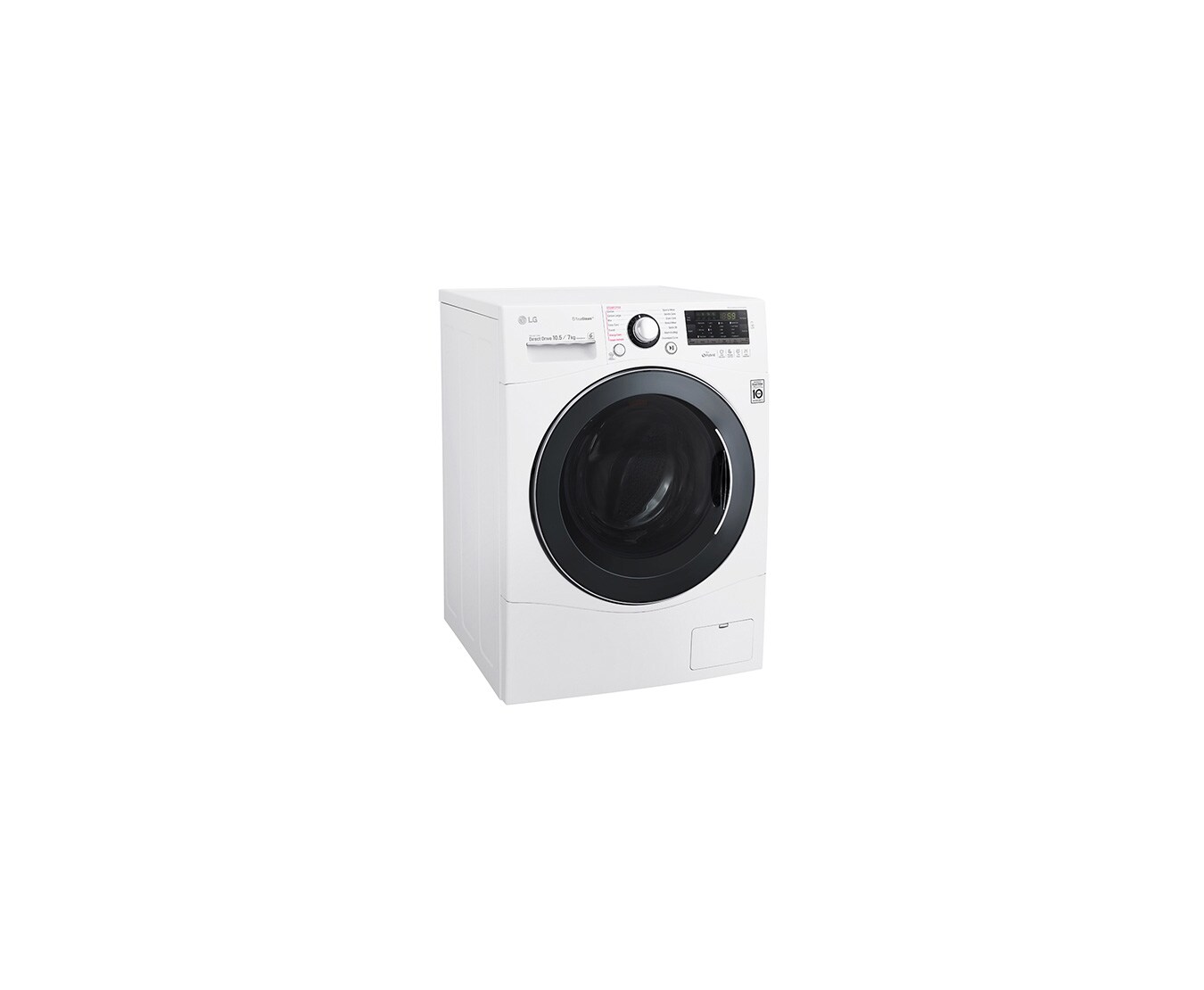 LG Waschtrockner mit ECO Hybrid System, NFC und 6 Motion DIRECT DRIVE™. 10,5 Kg Waschen / 7 kg Trocknen., F14A8JDH2NH